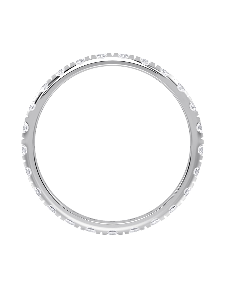 Anillo de 10 K de Oro Zirconia Brillante 5